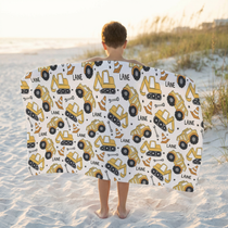 Personalised sand free towel in quick drying microfibre, summer holiday gift – The Custom Co