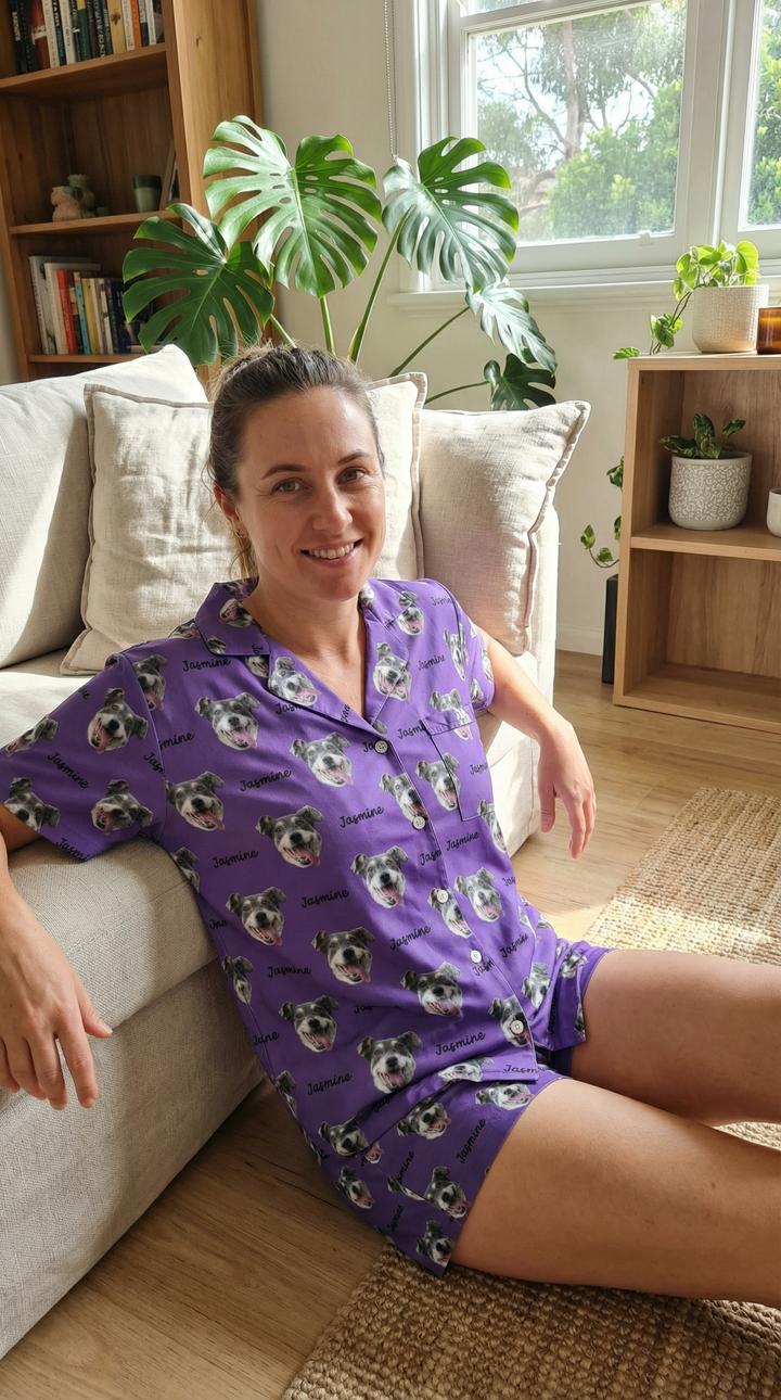 Personalised Pet Photo Pyjama Set - Long Sleeve Set