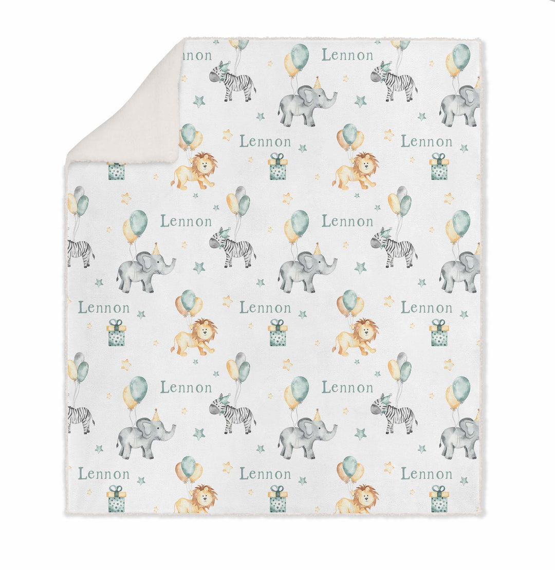 BABY SHERPA BLANKET PERSONALISED