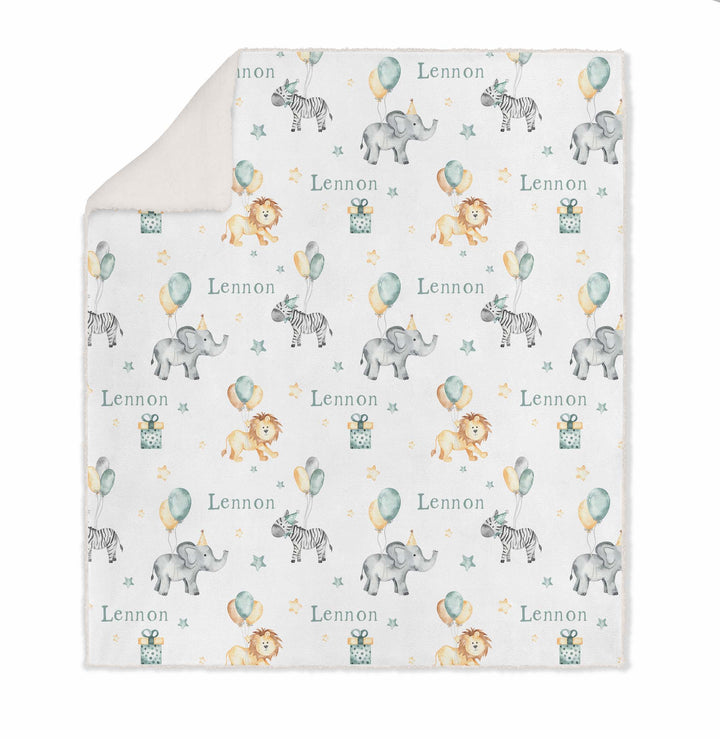 BABY SHERPA BLANKET PERSONALISED