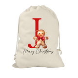 Gingerbread Man Santa Sack