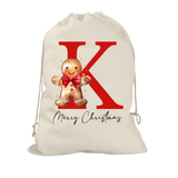 Gingerbread Man Santa Sack