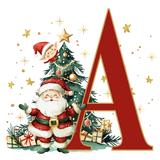 Initial Christmas Mug