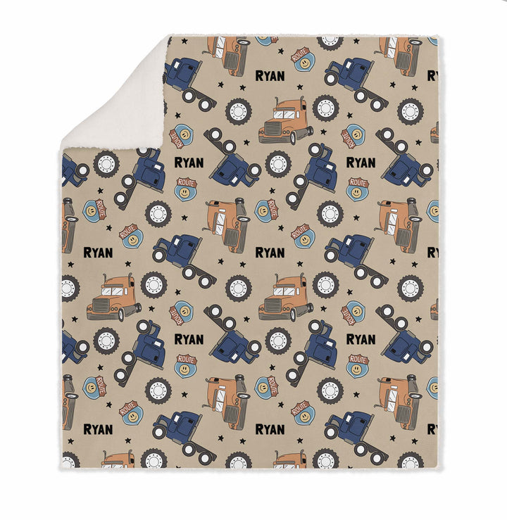 TRUCK SHERPA BLANKET