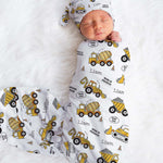 trucks baby swaddle