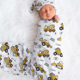 trucks baby swaddle
