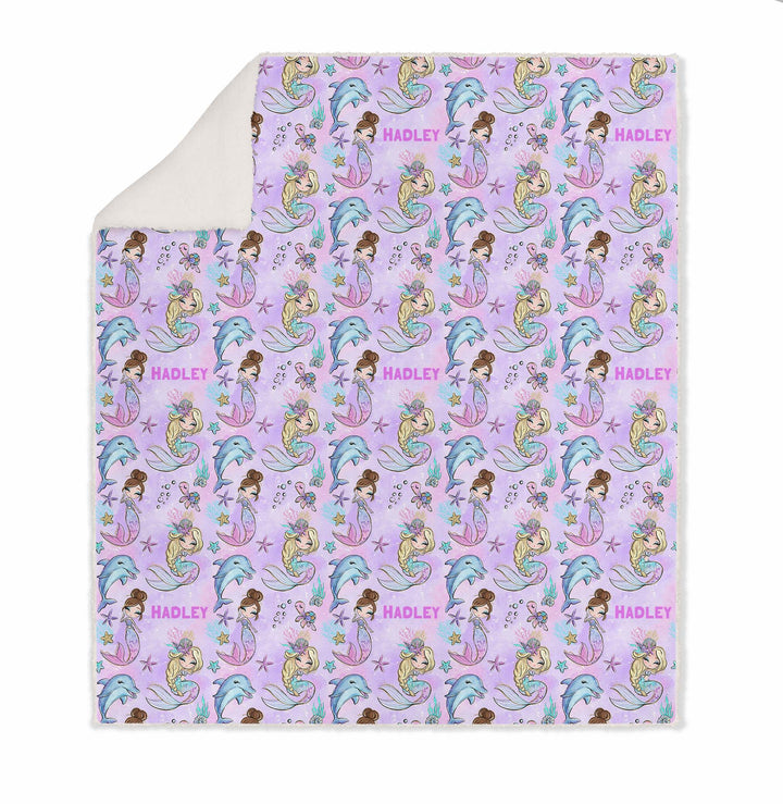 MERMAID SHERPA BLANKET