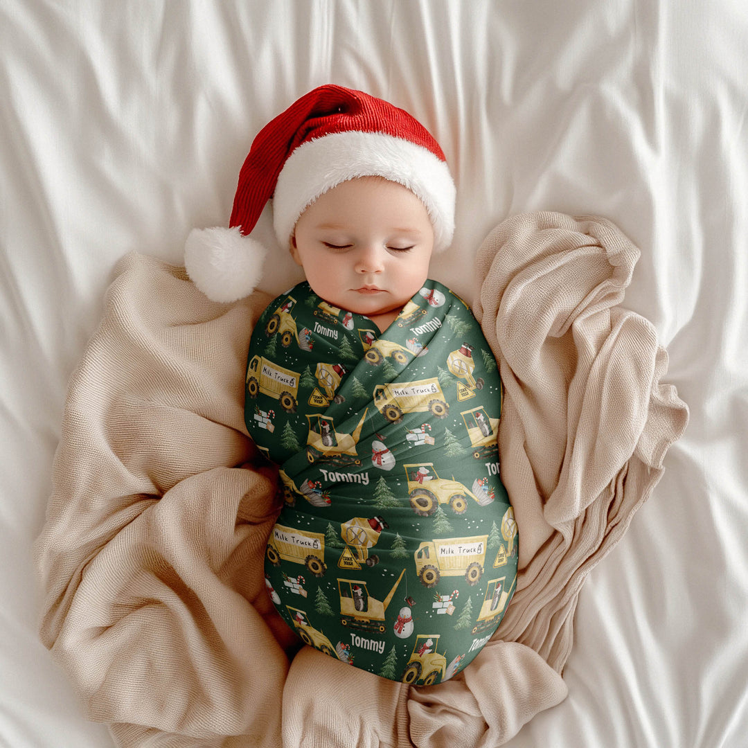 Christmas Swaddle Wrap & Beanie