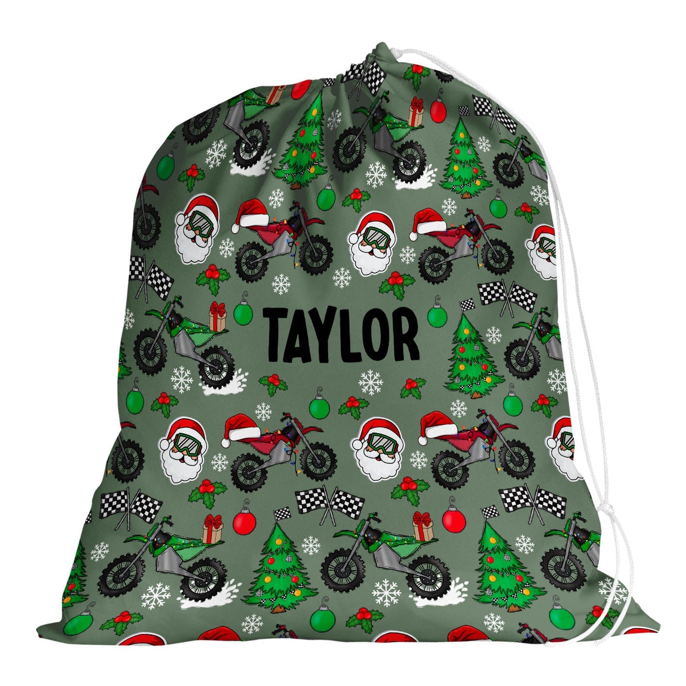 MOTORBIKE SANTA SACK