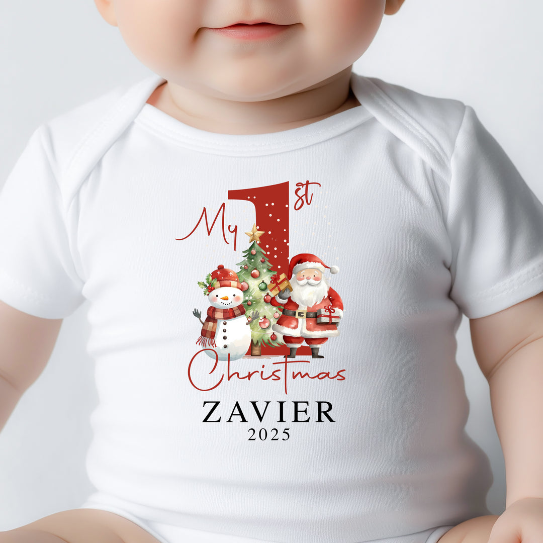 my first christmas onesie
