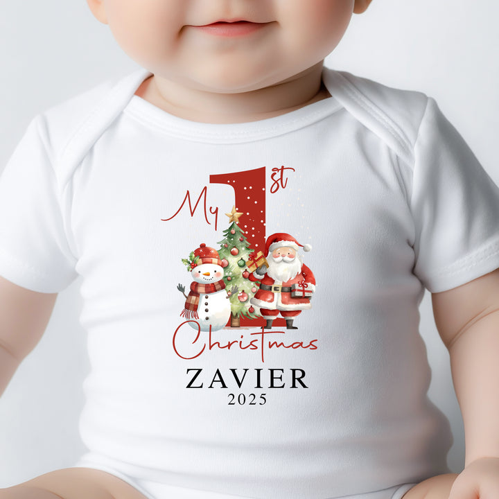 my first christmas onesie