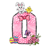 Easter Bow Initial Enamel Mug
