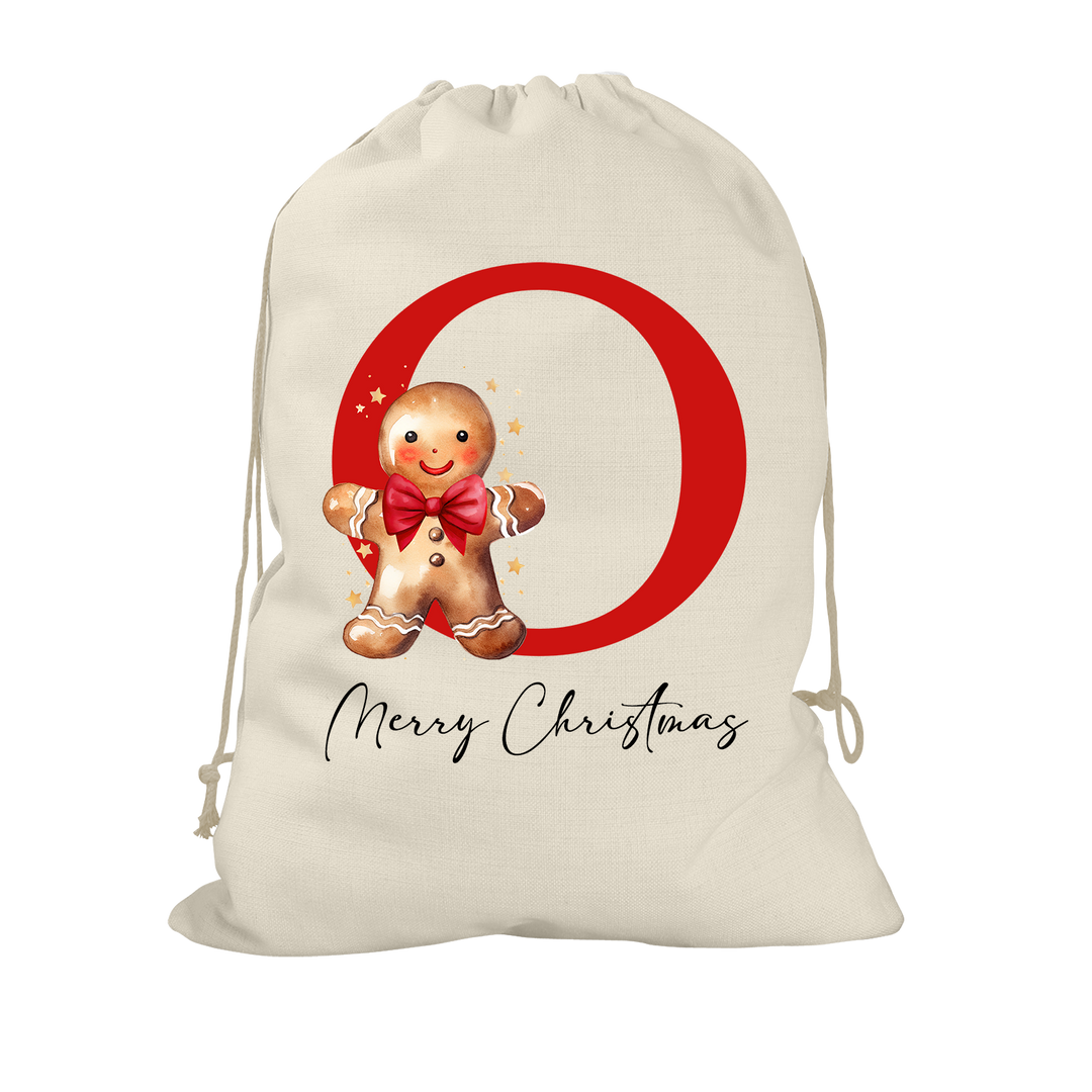 Gingerbread Man Santa Sack
