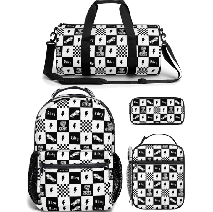 boys backpack lunch bag duffle bag combo