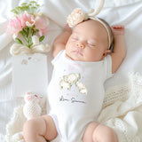 Our First Fathers Day Onesie - Pink