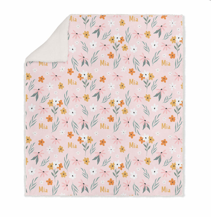FLORAL BLANKET FOR KIDS