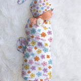 floral baby swaddle