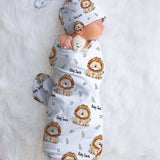 lion baby swaddle