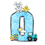 Easter Cars Initial Enamel Mug