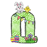 Easter Parade Initial Enamel Mug