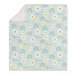 FLORAL KIDS SHERPA BLANKET PERSONALISED