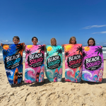 Beach Squad custom towel, name-printed holiday gift – The Custom Co