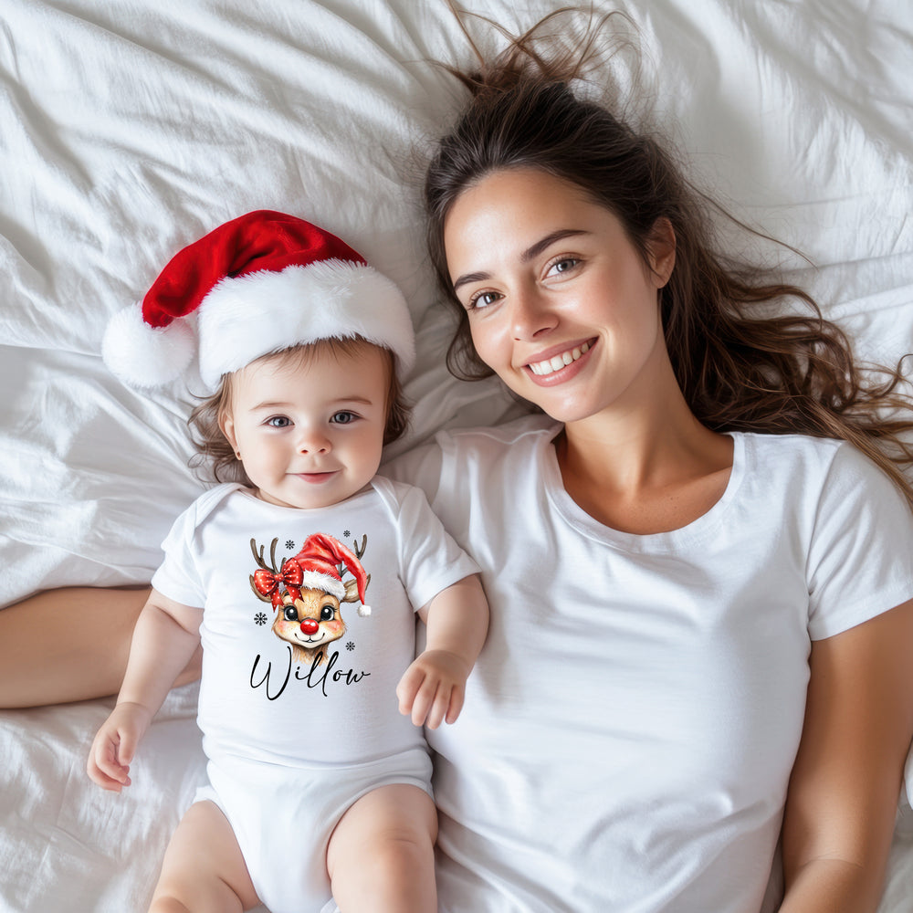 custom christmas baby onesie