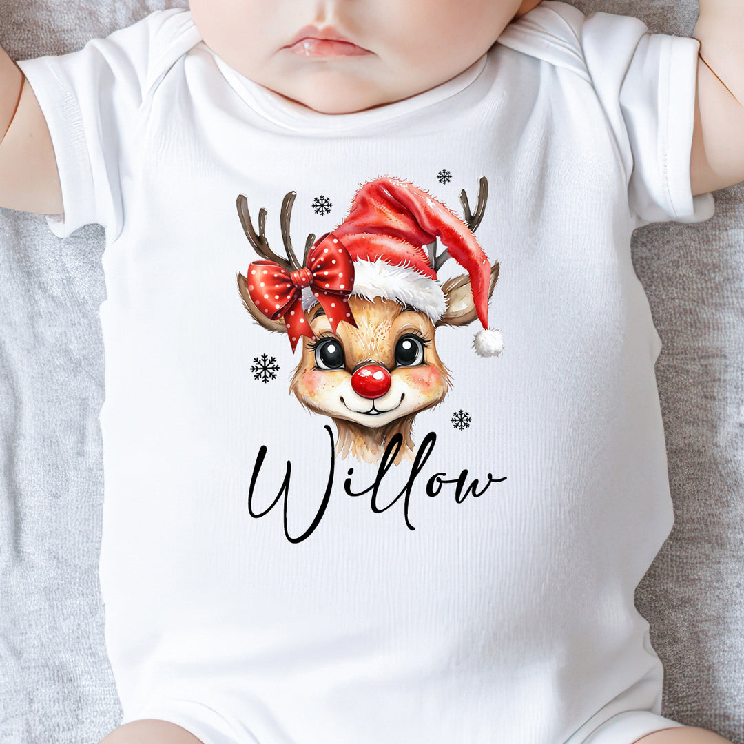 reindeer baby onesie custom