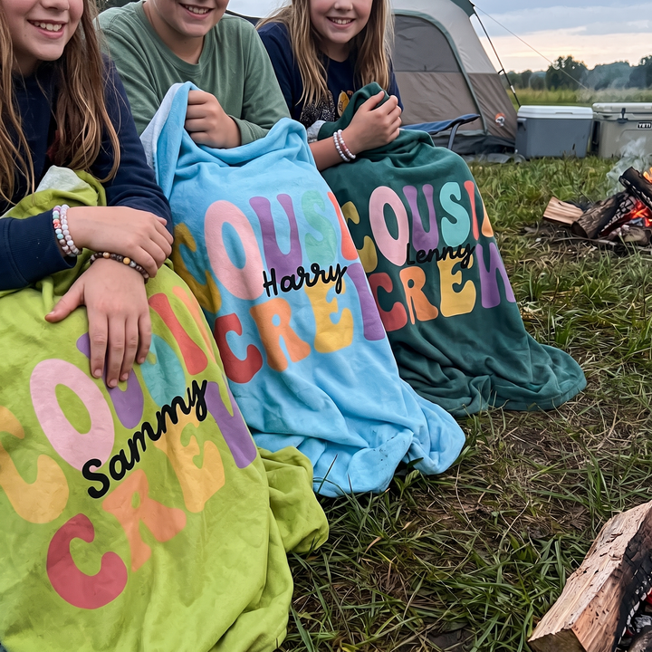 Cousin Crew Personalised Blanket