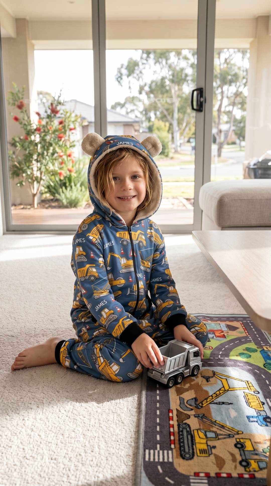 Personalised Hooded Onesie — Kids Loungewear