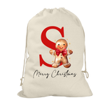 Gingerbread Man Santa Sack