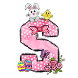 Easter Bow Initial Enamel Mug