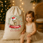 Teddy Bears First Christmas Santa Sack - the custom co