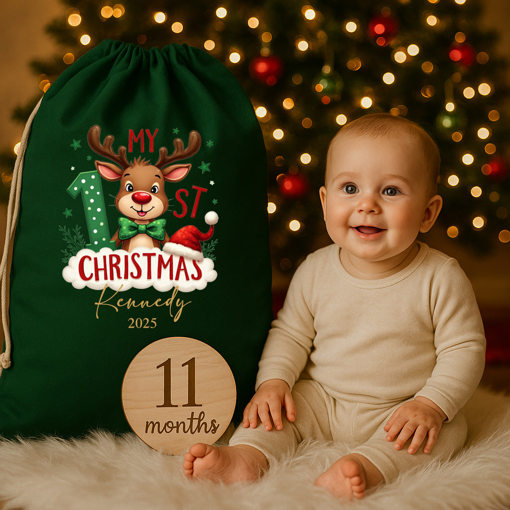 baby’s first christmas gift bag