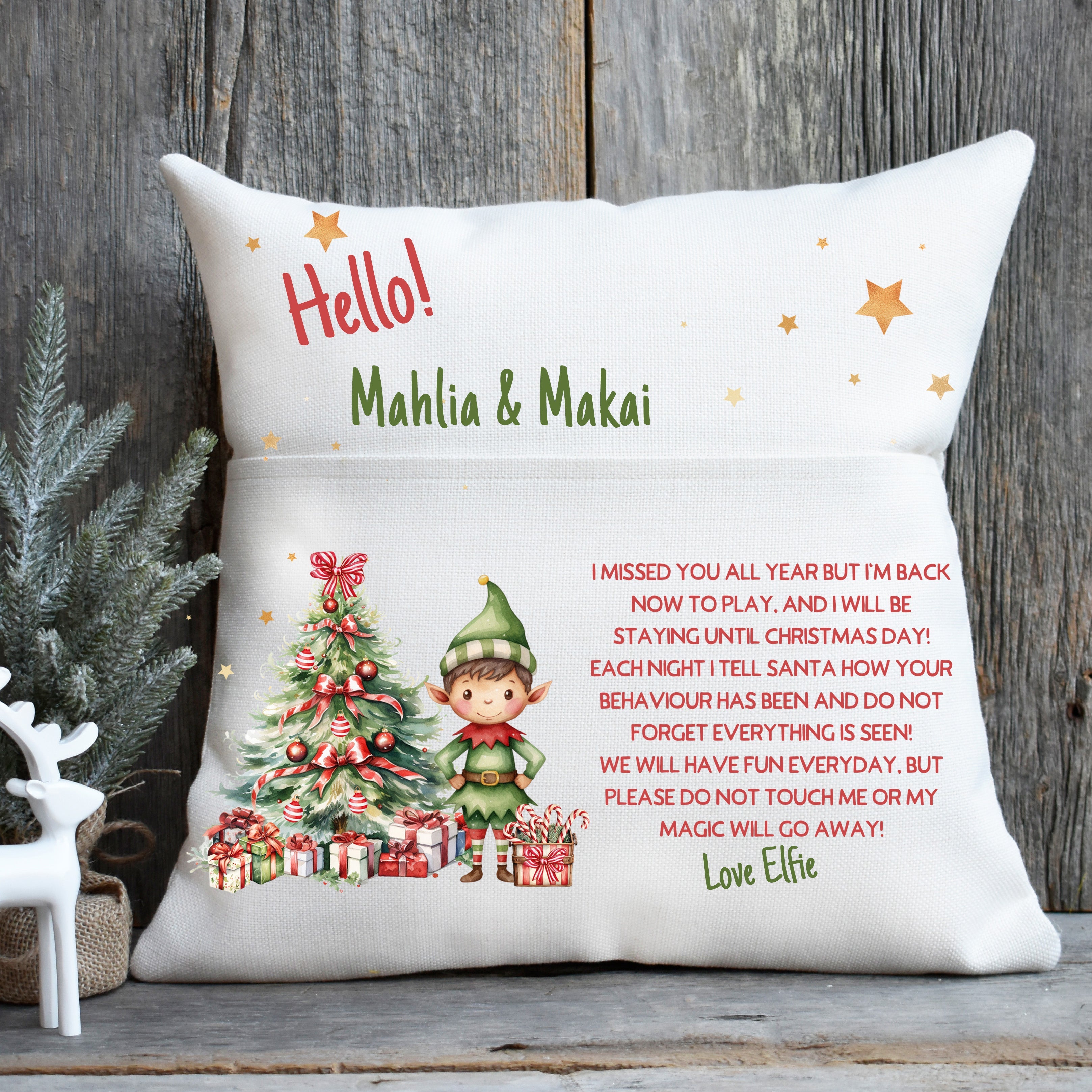 Christmas Elf Cushion