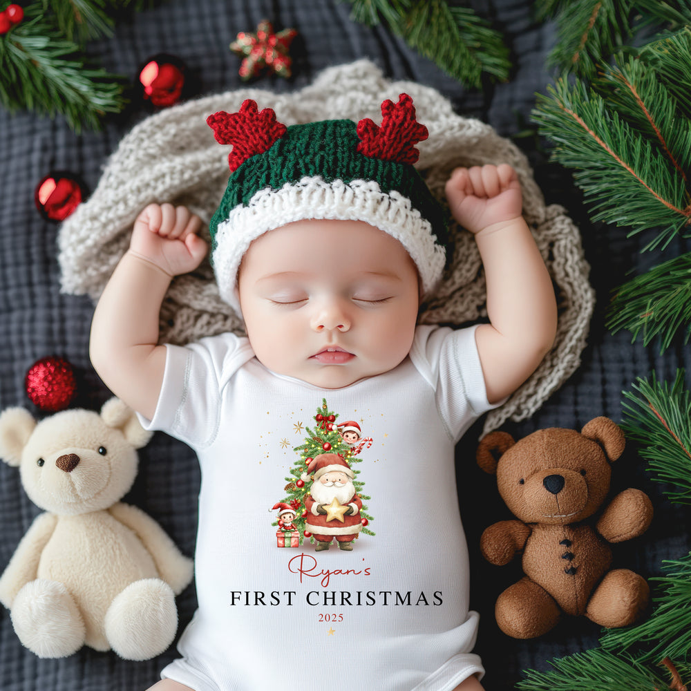 personalised onesie santa claus
