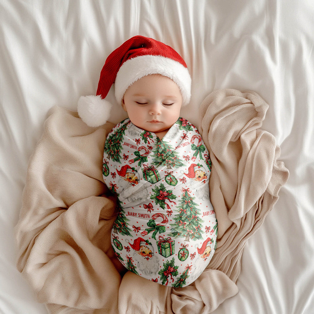 PERSONALISED CHRISTMAS SWADDLE | THE CUSTOM CO