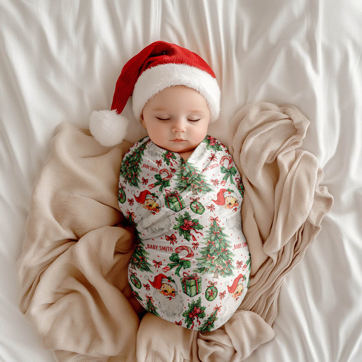 PERSONALISED CHRISTMAS SWADDLE | THE CUSTOM CO