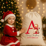 Gingerbread Man Santa Sack