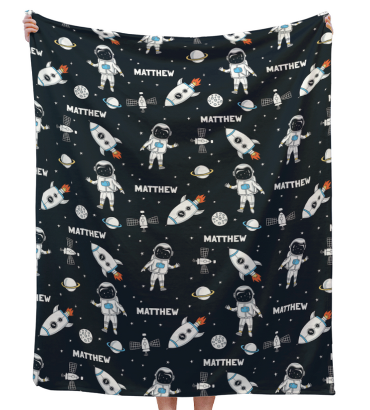 space kids blanket