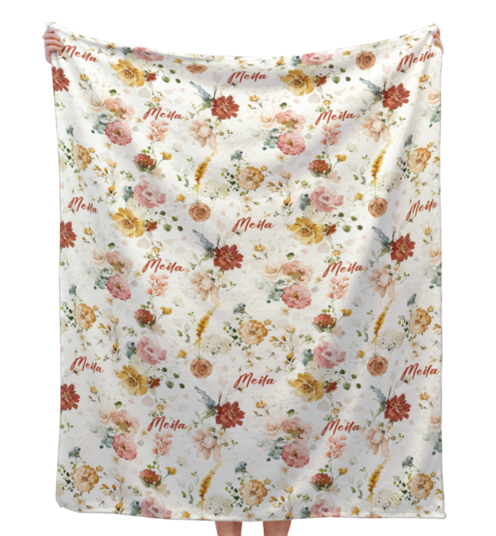 floral blanket