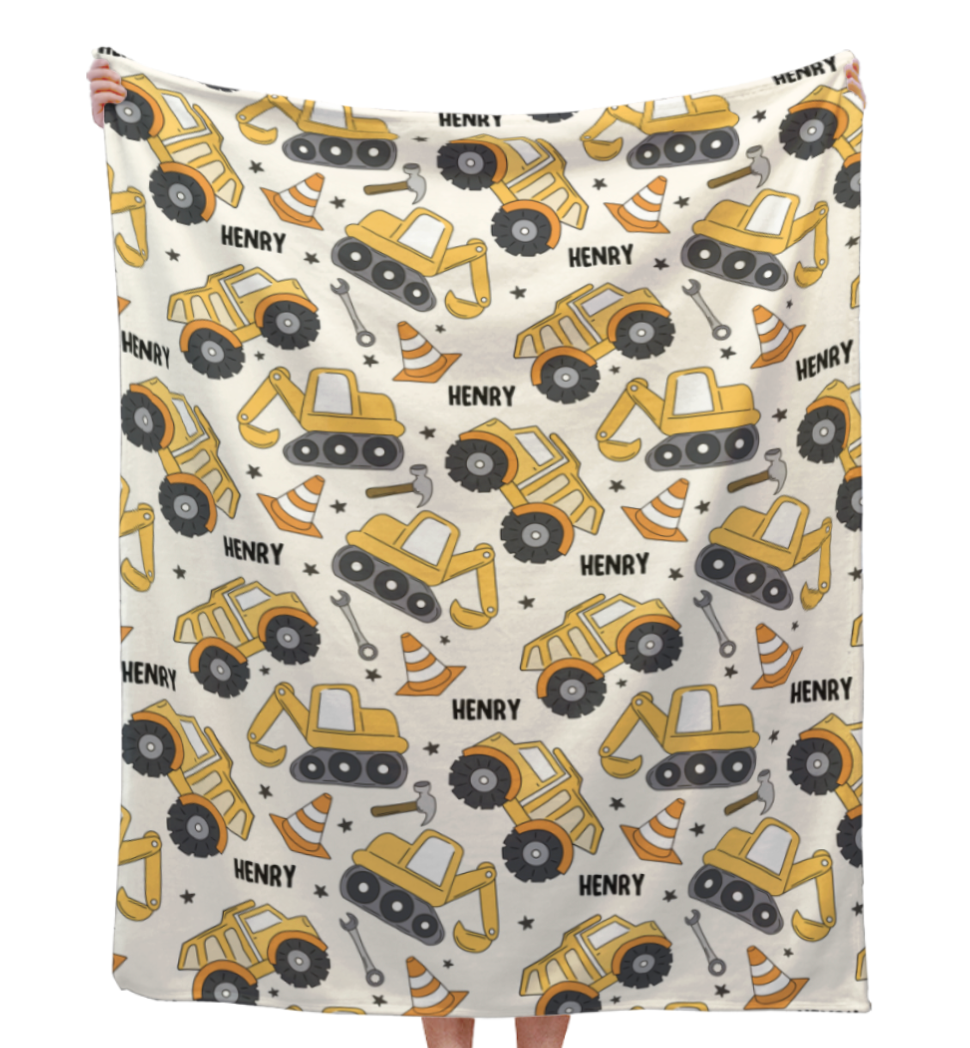 kids truck blanket