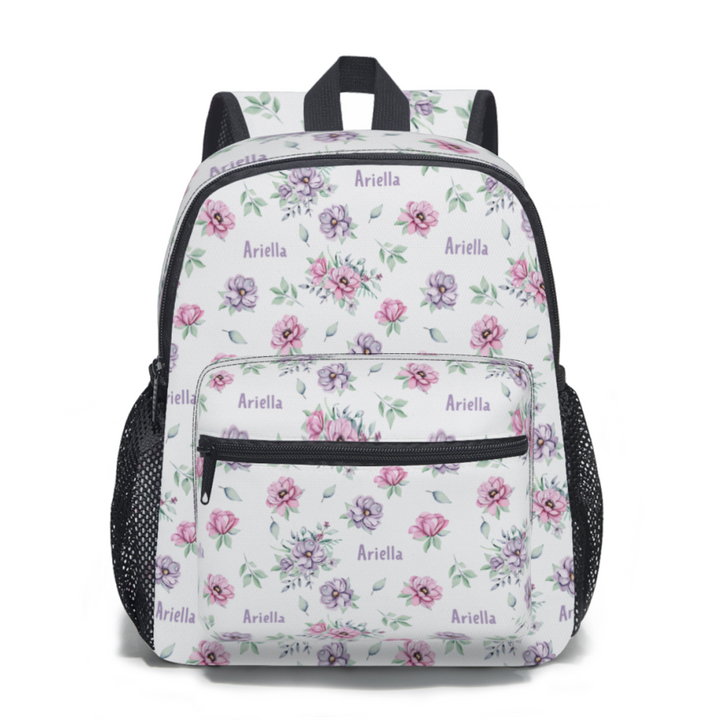 floral backpack childcare