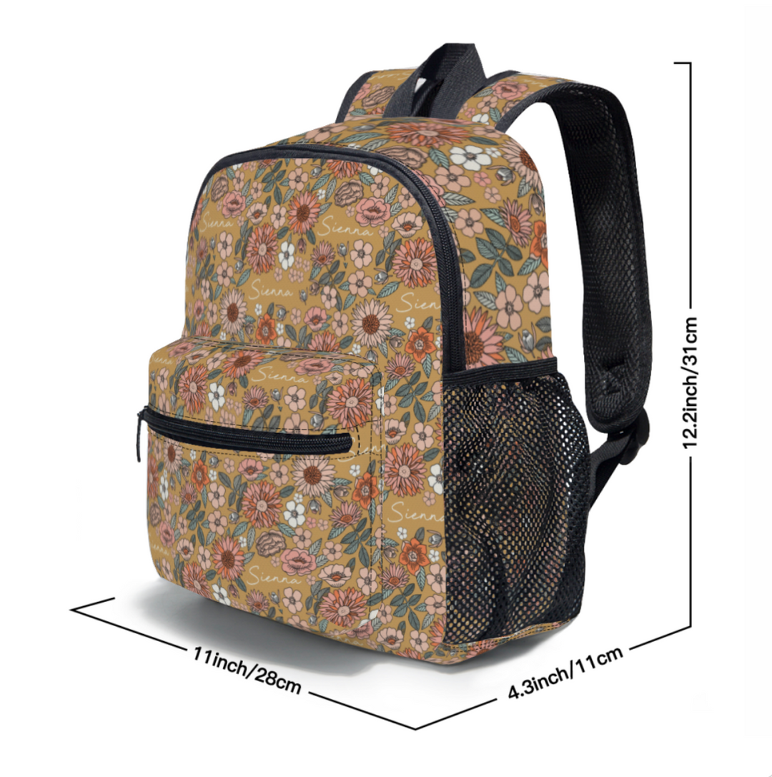 floral backpack girls