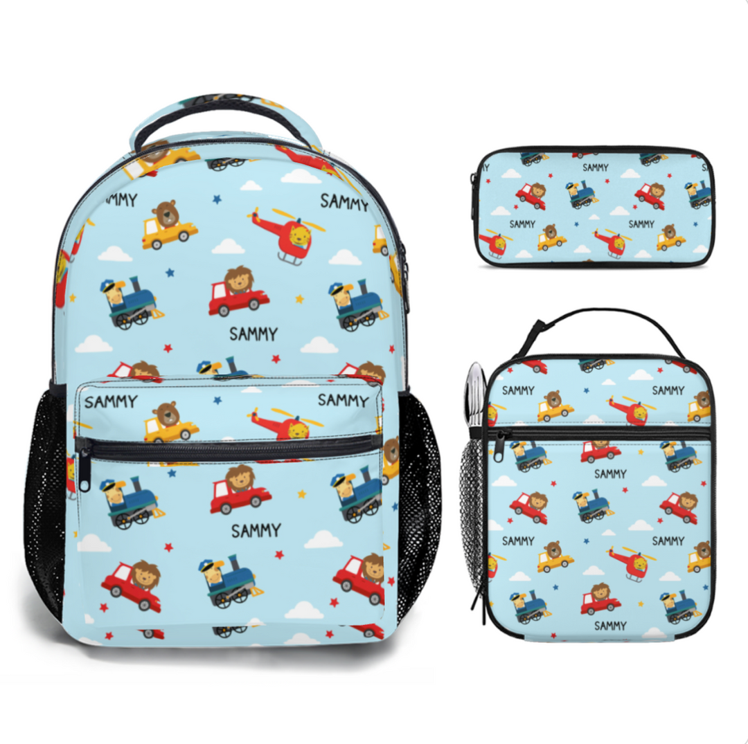 Personalised Backpack Lunch Bag Pencil Case Value Combo The Custom Co
