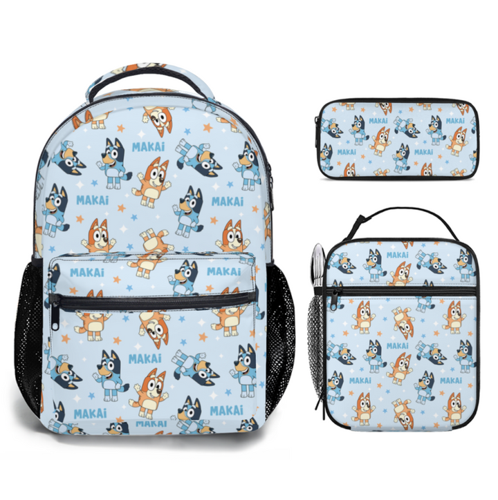 bluey backpack - bluey lunch bag
