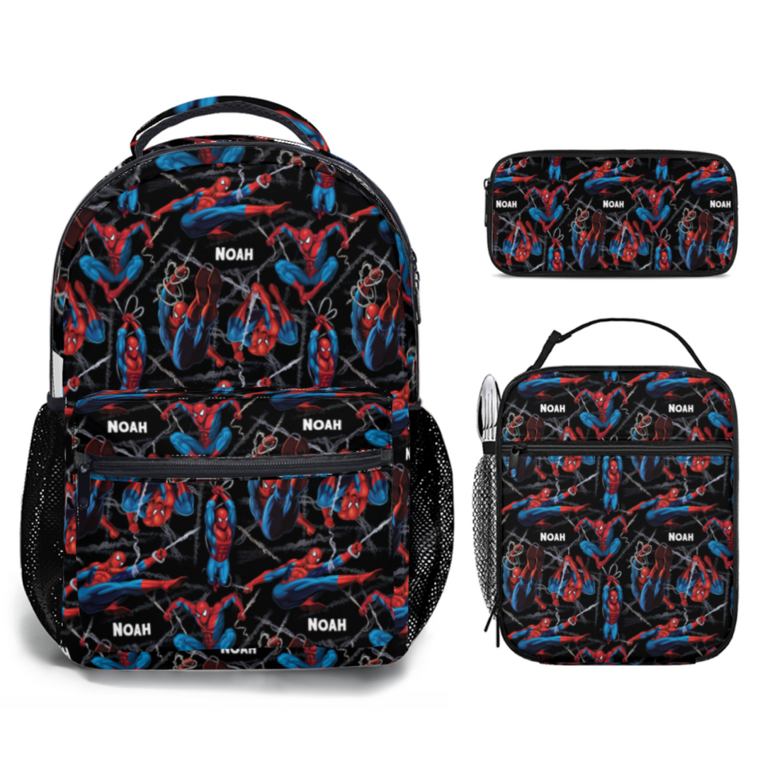 spiderman backpack lunch bag