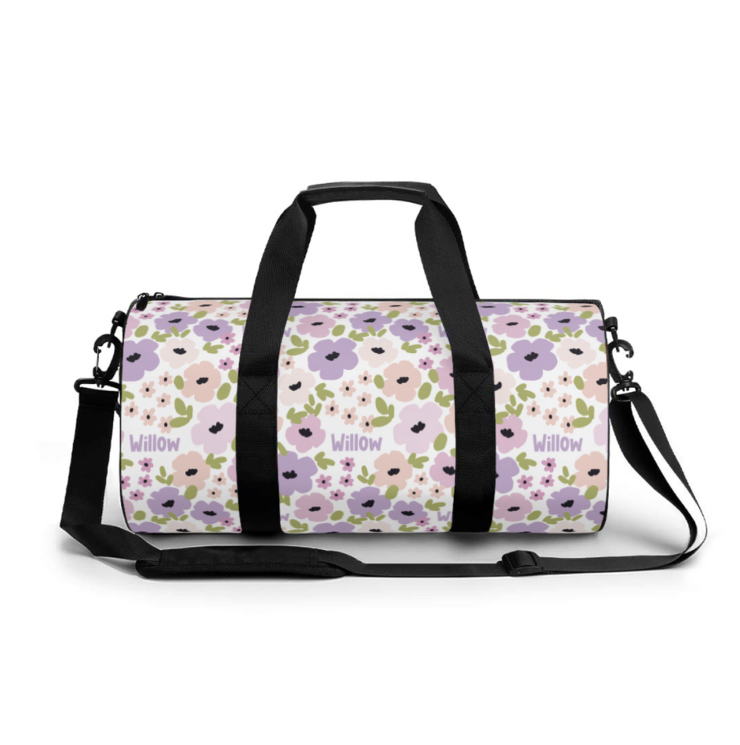 flower duffle bag