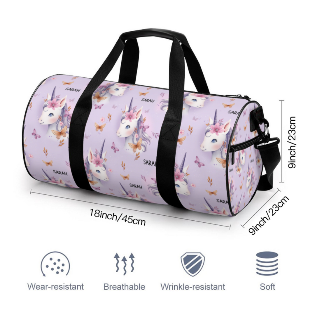 unicorn duffle bag