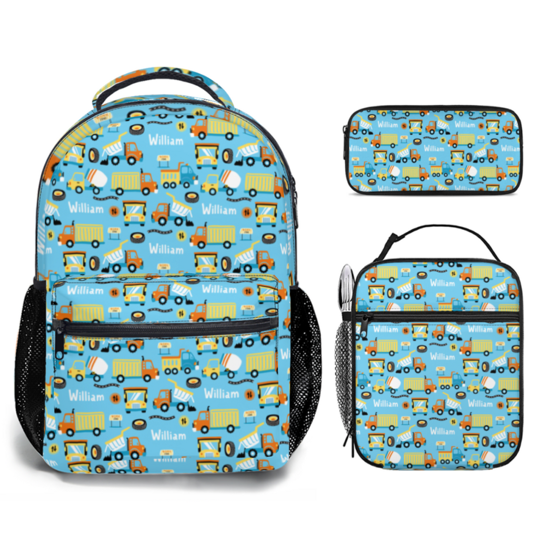 trucks backpack set